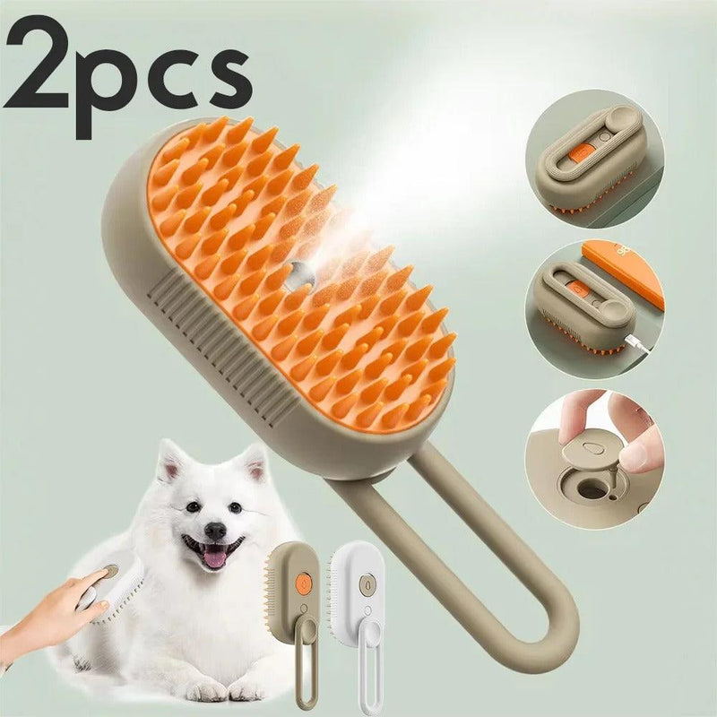 Escova para Pets com Vapor